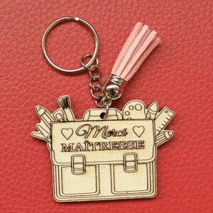 Porte clé Merci Maitresse